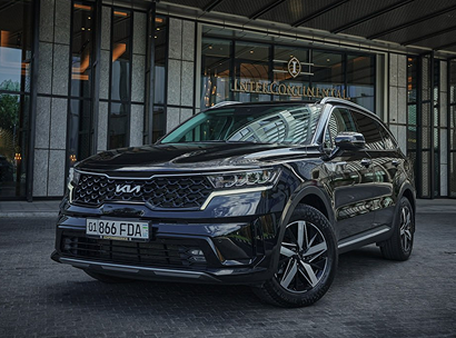 KIA Sorento 4×4 chauffeur service in Tashkent